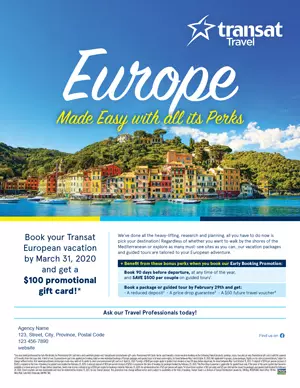 travel flyer